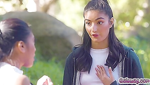 Hawt sweetheart porn with two sexy sex