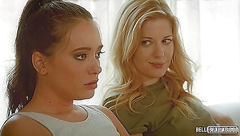 She's a little blonde and ready for her first time